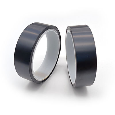 Anti Static Polyimide Film Tape Black Color Double Sided Heat Resistant Tapes